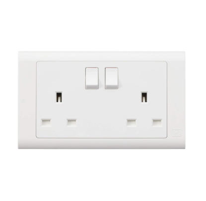 Picture of White 3-prong plug, size 7*14 MK
