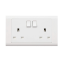 Picture of White 3-prong plug, size 7*14 MK