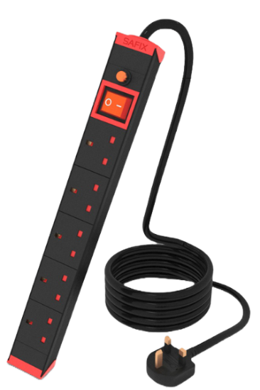 Picture of Five-hole, 5-yard electrical extension cord