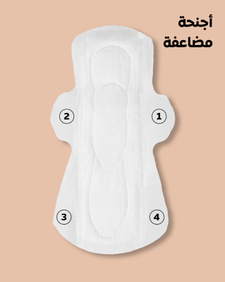 Picture of Rose Organic Medium Sanitary Pads